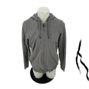 Mack Weldon Hoodie Mens Medium Grey Full Zip Hooded Sweatshirt Hood Jacket K3-1